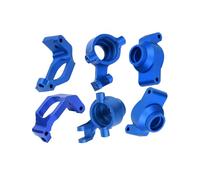 Rcarmumb Pièce de mise à niveau RC pour Traxxas Maxx WideMaxx 1/10, blocs de roulettes en aluminium, moyeux C, blocs de direction et porte-essieu pour camion RC Mode #89086-4, #89076-4, remplace #8932, 8937, 8952, bleu marine