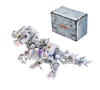 RCARTOYRTR Casse-tête 3D en métal Steampunk Dinosaure mécanique 3D Version Q Kit de montage Modèle Papillon Modèle de collection pour les amateurs de dinosaures - Plus de 1110 pièces