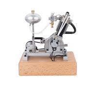 RCARTOYRTR Hoglet V1 Moteur à essence monocylindre 4 temps, modèle de moteur à combustion interne réaliste pour moto, kit d'éducation des sciences physiques et cadeau (version RTR)