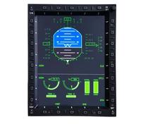 RCARTOYRTR JF-17 / FA-18C / F-16 MFCD Écran couleur multifonction - Réplique de qualité militaire pleine grandeur, compatible avec DCS et plus encore - Accessoire de carte SIM de vol pour jeux sur PC