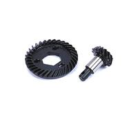 RCAWD 40CrMo4 Engrenage différentiel 33T et engrenage d'entrée 13T pour Axial 1/18 UTB18 Capra Trail Diff Gear Pièces de mise à niveau