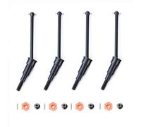 RCAWD Arbre de transmission en acier et écrou de verrouillage de moyeu hexagonal pour Arrma 1/18 Granit Typhon Grom avant et arrière