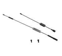 RCAWD Lot de 2 antennes de Voiture télécommandées de 29 cm et 17,3 cm pour Accessoires RC Crawler à l'échelle 1/10, antenne RC pour TRX-4, TRX4, Ford Bronco D90, D110, Tamiya CC01 Axial SCX10 90046