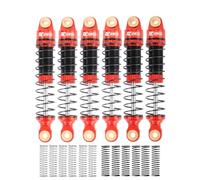 RCAWD Lot de 6 amortisseurs avant et arrière 60 mm 52 mm pour remorque électrique à plateau HOBBY PLUS HB 1/18 CR-18P ARKTOS Big Bear 6 x 6 (noir)