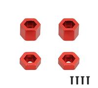 RCAWD Moyeu hexagonal AX31516 pour Yeti Jr Can-Am Maverick 1/18 Axial Yeti Jr Can-Am Maverick Rouge