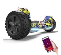 RCB Hoverboard 8,5" Tout Terrain, APP contrôle, LED Bluetooth intégrée avec Moteur Puissant, Hover Board Auto-équilibrant, cadeau pour Adolescents & Adultes
