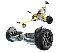 RCB Hoverboards SUV Auto-équilibré Hoverboards, APP contrôle Fonction, Hoverboard de 8,5 Pouces Bluetooth+ Hoverkart Go Kart，Cadeau pour Enfants et Adolescents