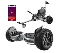 RCB Hoverboards SUV Auto-équilibré Hoverboards, APP contrôle Fonction, Hoverboard de 8,5 Pouces Bluetooth+ Hoverkart Go Kart，Cadeau pour Enfants et Adolescents