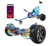 RCB Hoverboards SUV Auto-équilibré Hoverboards, APP contrôle Fonction, Hoverboard de 8,5 Pouces Bluetooth+ Hoverkart Go Kart，Cadeau pour Enfants et Adolescents