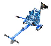 RCB Hoverkart Accessoire pour Gyropode Auto-Équilibrage - Siège Karting Ajustable (20kg Min-100kg Max) - Bleu