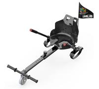 RCB Hoverkart Accessoire pour Gyropode Auto-Équilibrage - Siège Karting Ajustable (20kg Min-100kg Max) - Noir