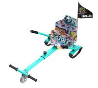RCB Hoverkart Accessoire pour Gyropode Auto-Équilibrage - Siège Karting Ajustable (20kg Min-100kg Max) - Vert