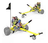 RCB Hoverkart pour Hoverboards, Accessoires Siège pour Auto-équilibré Gyropode Longueur Ajustable, Compatibles avec Les Hoverboards à Deux Roues de 6.5-10 Pouces Cadeau pour Adultes & Enfants