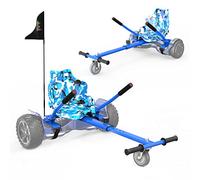 RCB Hoverkart pour Hoverboards, Accessoires Siège pour Auto-équilibré Gyropode Longueur Ajustable, Compatibles avec Les Hoverboards à Deux Roues de 6.5-10 Pouces Cadeau pour Adultes & Enfants