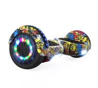 RCB KIDS Hoverboard 6,5 Pouces pour Enfants, Bluetooth et lumières LED | Hoverboards pour enfants et adolescents, moteur puissant, skateboard à LED avec Bluetooth