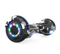 RCB KIDS Hoverboard 6,5 Pouces pour Enfants, Bluetooth et lumières LED | Hoverboards pour enfants et adolescents, moteur puissant, skateboard à LED avec Bluetooth