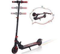 RCB R15 Trottinette électrique pliable enfant âge Seul 7,55 kg Hauteur ajustable Cadeau pour Enfant et Ados Rouge