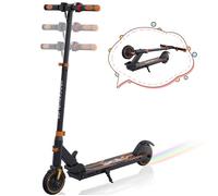 RCB R15 Trottinette électrique pliable enfant Seul 7,55 kg Hauteur ajustable Cadeau pour Enfant et Ados Orange