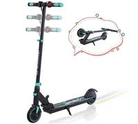 RCB R15 Trottinette électrique pliable enfant Seul 7,55 kg Hauteur ajustable Cadeau pour Enfant et Ados Bleu
