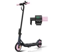 RCB R7X Trottinette électrique pour Enfants, Max Autonomie 15KM, Max Vitesse 15KMH, 7" pneus, E-Scooter Pliable avec Absorption des Chocs, Dual Freins, Cadeau pour Enfants de 8 à 12 Ans (Bleu-Rose)