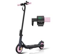 RCB R7X Trottinette électrique pour Enfants, Max Autonomie 15KM, Max Vitesse 15KMH, 7" pneus, E-Scooter Pliable avec Absorption des Chocs, Dual Freins, Cadeau pour Enfants de 8 à 12 Ans (Bleu-Rose)