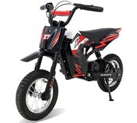RCB R9X Moto Électrique Enfants, pneus pneumatiques 12 Pouces, Moteur performant, 3 Modes 8/12/25KMH, autonomie Max 15KM, vélo Moto Cross pour Enfants âgés de 6-12 Ans