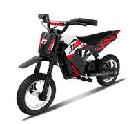 RCB R9X Moto électrique pour enfants, pneus 12 pouces, moteur puissant, 3 vitesses 8/12/25 km/h, autonomie 15 km, motocross pour enfants de 3 à 12 ans ABS