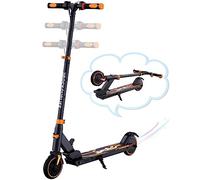 RCB Trottinette électrique Enfant âge 8-12-16 Ans, Seul 7.55KG Pliable Trottinette Electrique, Freinage électronique, Autonomie Maximale 16KM, Max. 20KM/H, Cadeau pour Enfant et Adolescent (Orange)