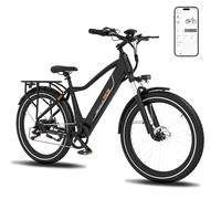 RCB Vélo électrique Adulte de 27,5 Pouces, E Bike de Montagne, 250 W, Vitesse Max 25 km/h, Démarrage NFC/APP, Autonomie de 35-90 km, Adapté aux Déplacements Quotidiens Hommes et Femmes