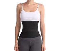 RCBHSD Wrap Waist Trainer pour Femme Bande d'entraînement à la Taille enveloppante Gaine Amincissant Ventre Plat Ceintures de Sudation Ajustable (Size:3m)