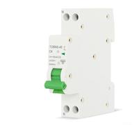 RCBO Disjoncteur 6 kA 1P+N 10 mA Protection contre les fuites avec surintensité pour AC230 V, cadre 40 A, plastique ignifuge, borne à vis, blanc (40 A)