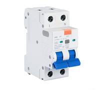 RCBO Interrupteur de disjoncteur FI 1P+N 20 A Type AC 30 mA avec indicateur visuel de l'état de l'alimentation pour une surveillance facile des circuits électriques