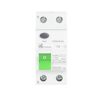 RCCB RCD DC Electric Vehicle EV Charging Pile Residual Current breaker 2P 63A 30mA Type B 10KA Din Rail Earth Leakage(2 Pole 300mA,32A)