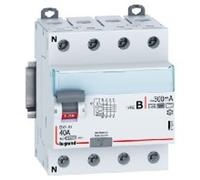 RCCB universel sensible au courant DX3 40A 4 pôles 300mA type B 400VAC N - 4-cl protecteur de courant 411971