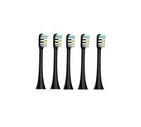 RCCCLXWO Compatible Avec Xiaomi SOOCAS, Tête De Brosse De Rechange For X3 X5 X3U X1 V1 V2, Buses Électriques Avec Capuchon Anti-poussière(5pcs black)