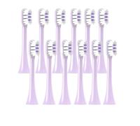 RCCCLXWO Lot De 12 Têtes De Brosse De Rechange Compatibles Avec Les Brosses À Dents Souples Et Colorées SOOCAS X3/X3U/X5(12Purple)