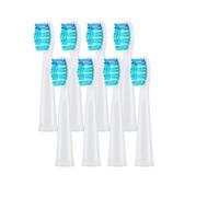 RCCCLXWO Lot De 3/8/12/16 Têtes De Brosse De Rechange, Compatibles Avec Les Brosses À Dents Électriques Seago Fairywill. Recharges De Brosses For Un Nettoyage Optimal.(8 Pcs white)