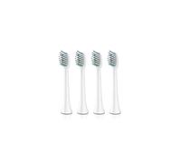 RCCCLXWO Lot De 4 Têtes De Brosse À Dents Électriques De Rechange, Compatibles Avec La Tête De Brosse À Dents Électrique Sarmocare S100(White-4)
