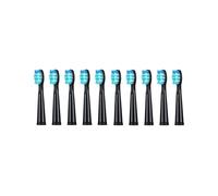 RCCCLXWO Tête De Brosse À Dents Compatible Avec Les Brosses À Dents Électriques Seago-507B/908/909/917/610/659/719/910/575/551/548, Nettoyage En Profondeur, Poils Dupont(10pcs Black)