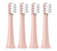 RCCCLXWO Tête De Brosse À Dents De Rechange Compatible Avec Les Têtes De Brosse À Dents Électriques SOOCAS EX3 SO WHITE EX3 PINJING EX3, Buses À Poils Souples(4PCS PINK)