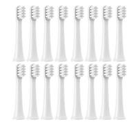 RCCCLXWO Tête De Brosse À Dents De Rechange Compatible Avec Les Têtes De Brosse À Dents Électriques SOOCAS EX3 SO WHITE EX3 PINJING EX3, Buses À Poils Souples(16PCS WHITE)
