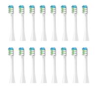 RCCCLXWO Têtes De Brosse À Dents De Rechange Compatibles Avec La Brosse À Dents Électrique Sonique Nandme NX8000, Poils Souples DuPont, 4/8/16 Pièces(16pcs WHITE)