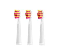 RCCCLXWO Têtes De Brosse De Rechange, 3/4/8/12/16 Pièces, Compatibles Avec Les Brosses À Dents Électriques Seago Fairywill, Recharges For Brosses À Dents(3 Pcs pink)