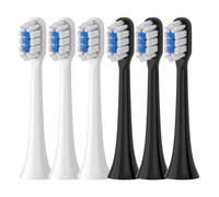 RCCCLXWO Têtes De Brosse De Rechange Compatibles Avec Les Brosses À Dents Électriques Xiaomi Mijia T301, T302, T501/501CSonic, À Poils Souples(T301-302-WH3BK3)