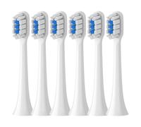 RCCCLXWO Têtes De Brosse De Rechange Compatibles Avec Les Brosses À Dents Électriques Xiaomi Mijia T301, T302, T501/501CSonic, À Poils Souples(T301-302-WH-6Pcs)