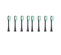 RCCCLXWO Têtes De Rechange Compatibles Avec Les Brosses À Dents Oclean Flow/X/X PRO/Z1/F1/One/Air 2/SE, Poils Souples DuPont Sonic(Black)