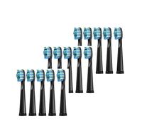 RCCCLXWO Têtes De Rechange For Brosses À Dents Électriques, Compatibles Avec Les Modèles Fairywill FW-507/508/551/515/917/959/2011/D1/D3/D7/D8(Black 15)