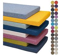 RCDPK Coussin Banc de Taille Personnalisée Sur Mesure, Mousse D'intérieur/Extérieur avec Fond Antidérapant, Remplissage Éponge 45D, 1 Unité