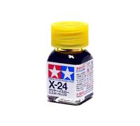 RCECHO® 2X Tamiya Model Color Enamel Paint X-24 Clear Yellow Net 10ml 80024 CA445 174; Version Complète Apps Édition