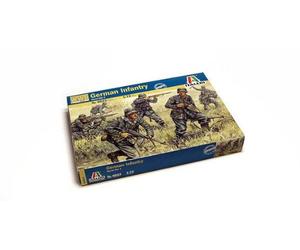 RCECHO ITALERI Modèle militaire 1/72 Seconde Guerre mondiale Échelle d'infanterie allemande Hobby 6033 T6033 Version complète Apps Edition